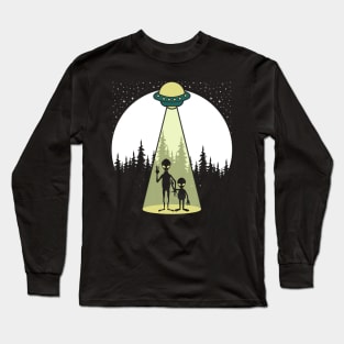 Funny Aliens Long Sleeve T-Shirt